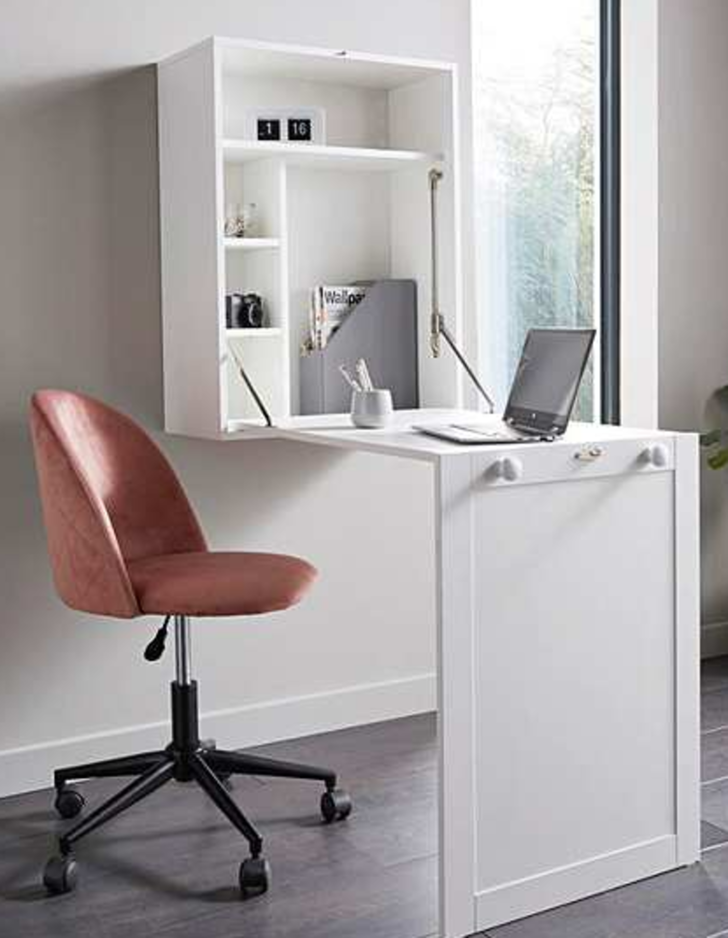 NEW & BOXED Klara Office Chair - BLUSH. RRP £119 EACH. The Klara Office Chair is a luxurious and