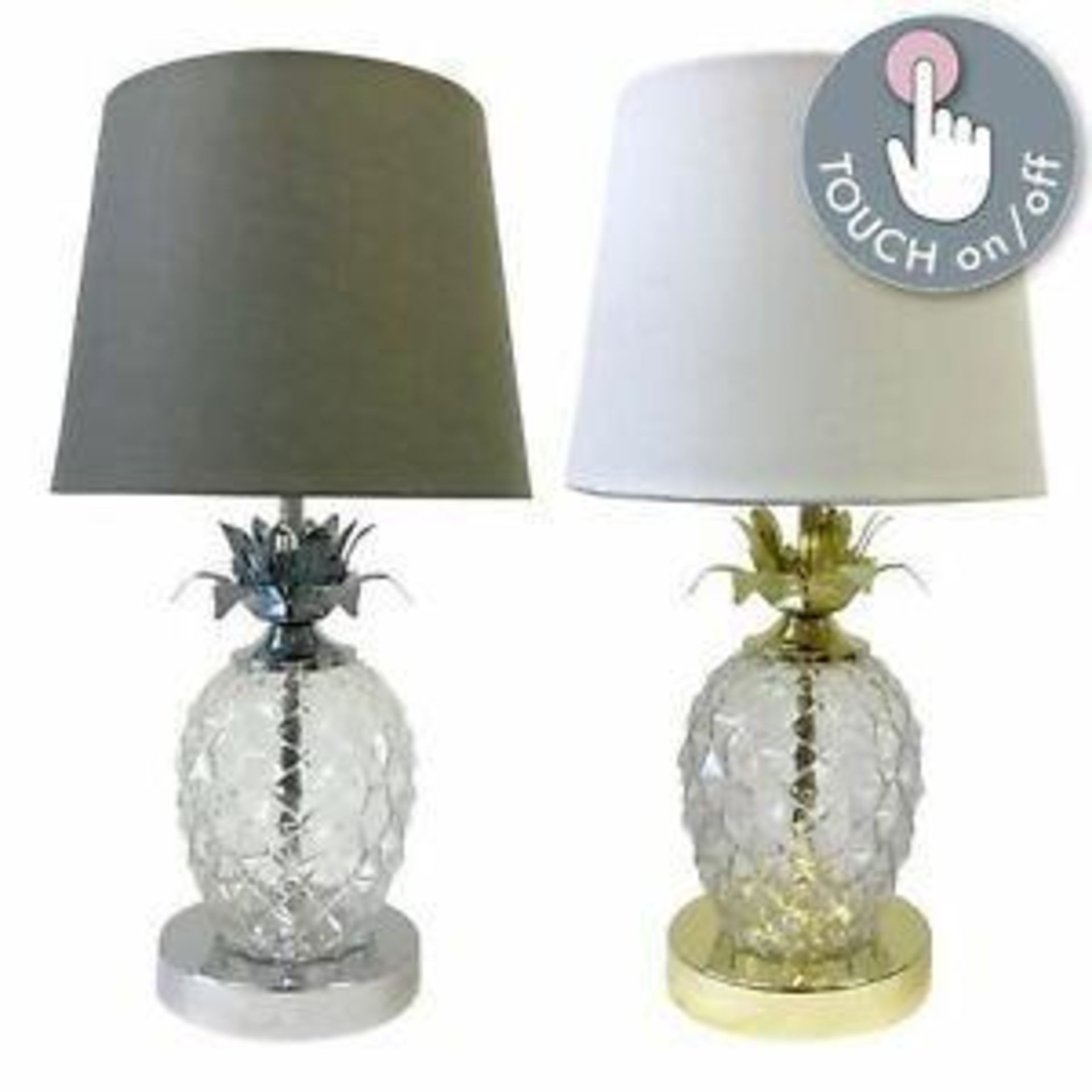 Pineapple Touch Control Table Lamp Modern Bedside Light Stylish Design - ER47.