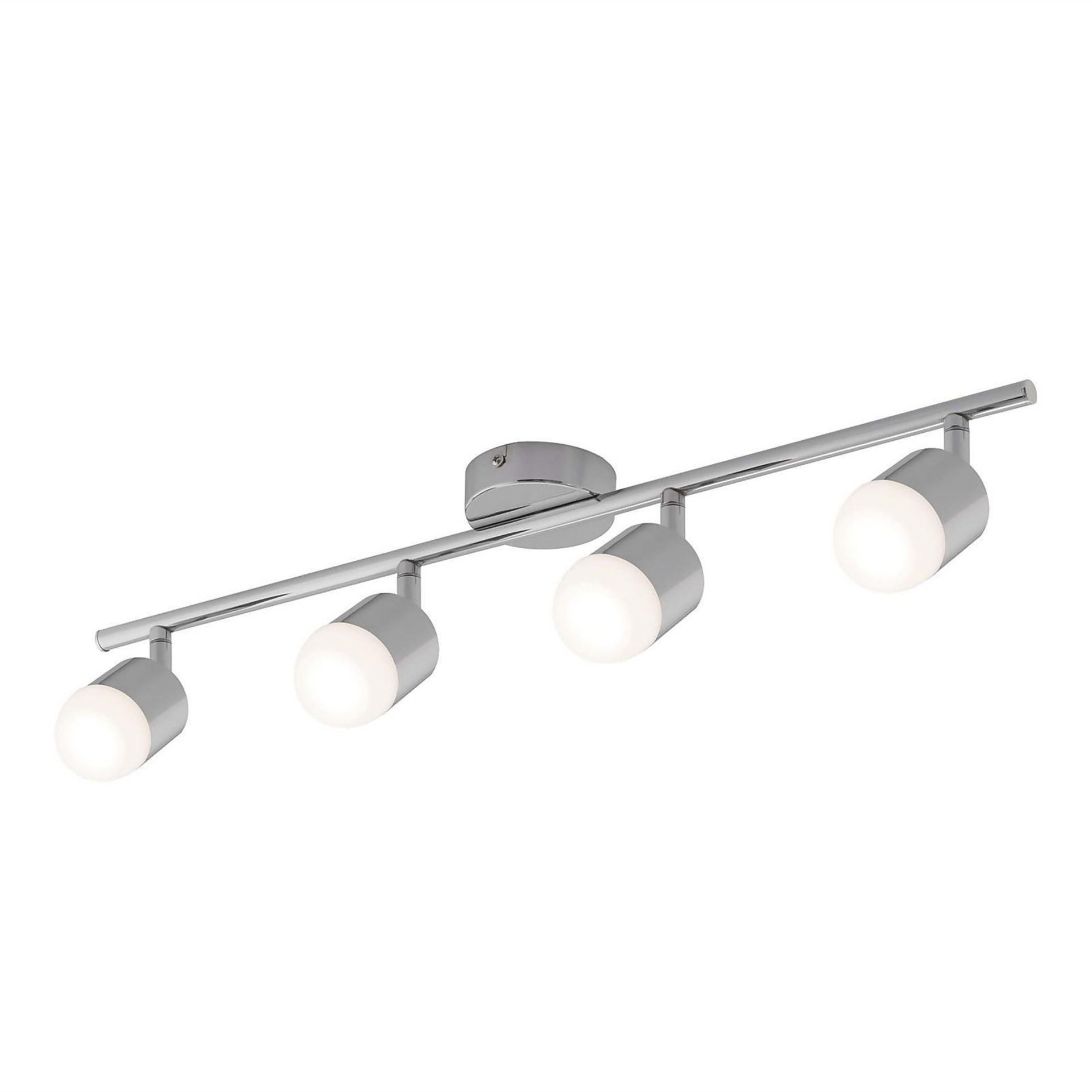 Pallas 4x 5W LED Spotlight - Chrome - ER47. The Pallas LED spotlight features a sleek chrome