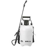 SX-CS5 WHITE / BLACK PRESSURE SPRAYER 5LTR. - ER46. Pressure sprayer suitable for a variety of