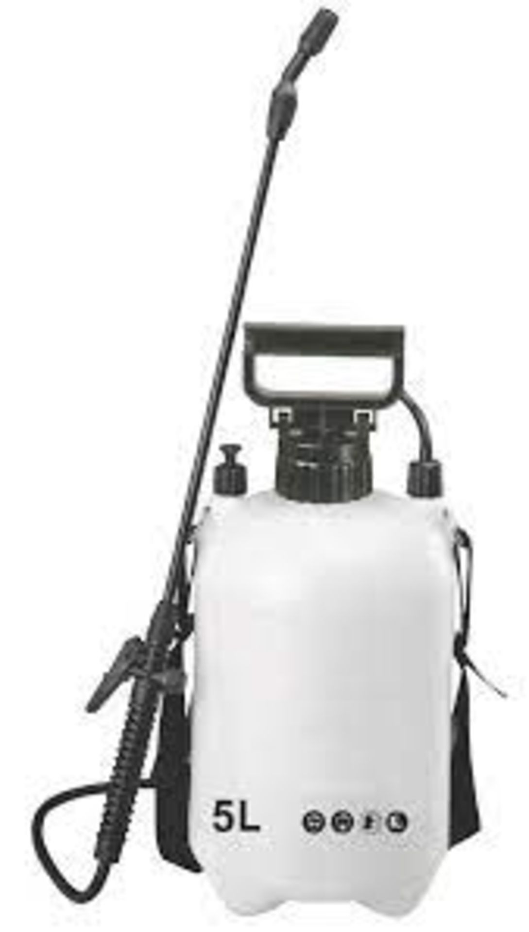 SX-CS5 WHITE / BLACK PRESSURE SPRAYER 5LTR. - ER46. Pressure sprayer suitable for a variety of