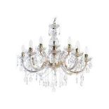 Inlight Charlotte 12 Light Chandelier (135cm x 63cm x 63cm. - ER46.