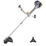 TITAN TTBCP33-4 33CC SPLIT STRAIGHT SHAFT BRUSHCUTTER. - ER46. Easy to control 2-in-1 brushcutter