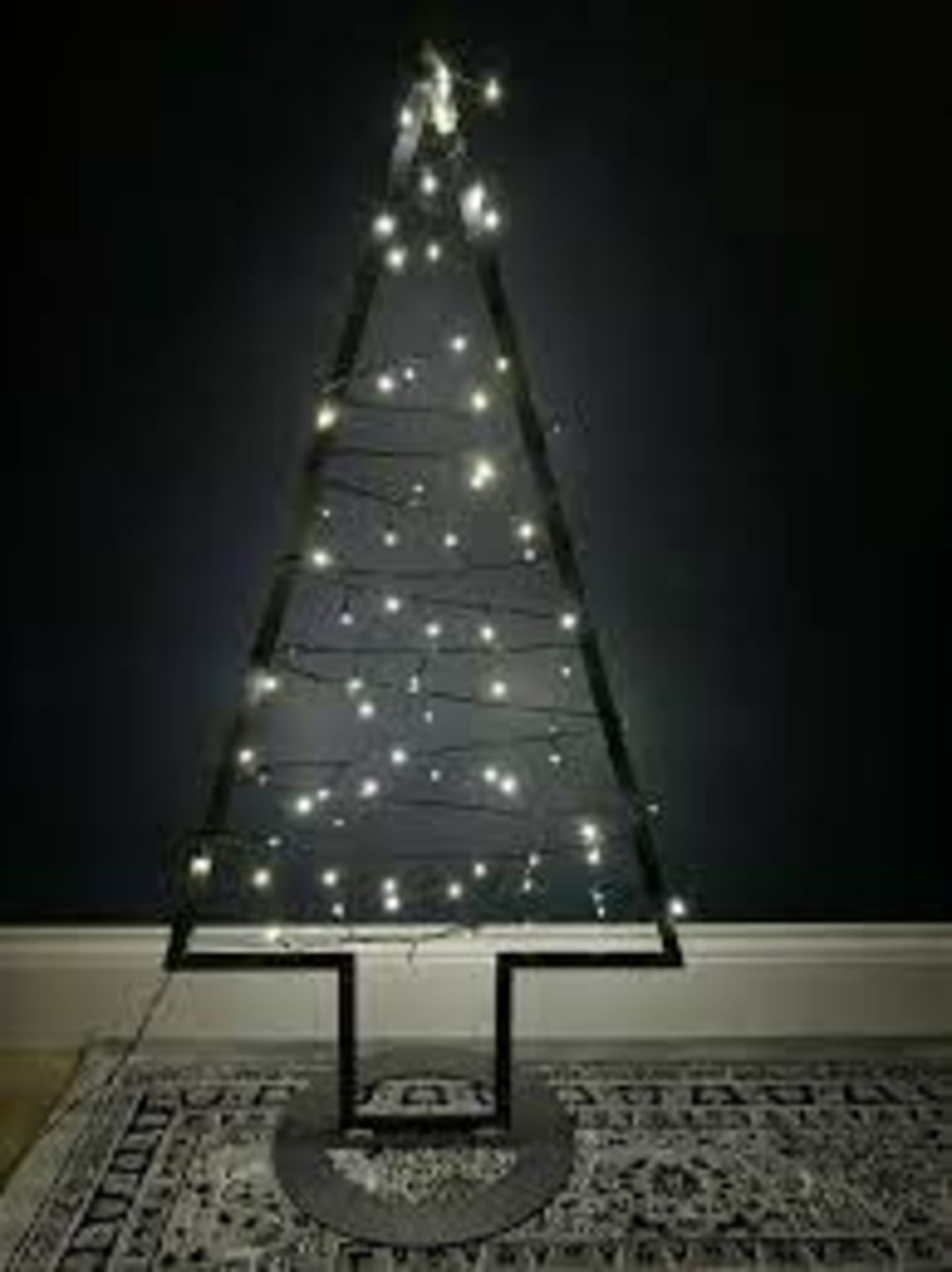 3 x Metal Christmas Trees 4ft. - ER46.