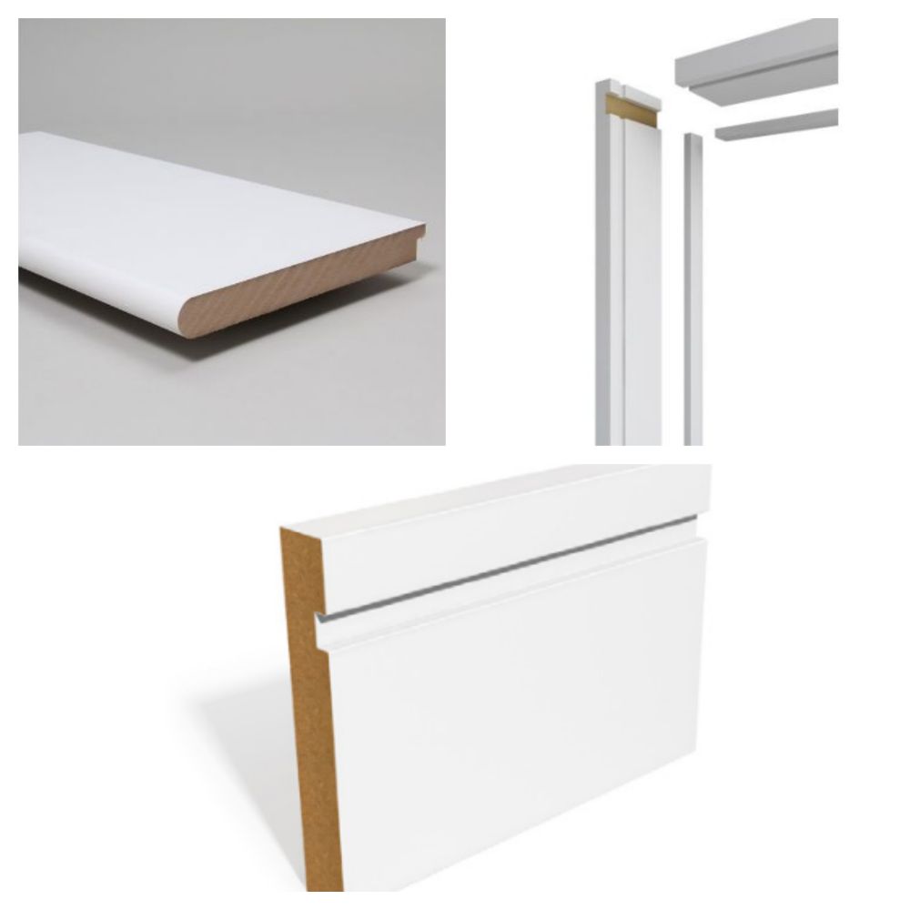 Building Materials Including Skirting and Doors In various Sizes (Please Note Multiples Site Sale)
