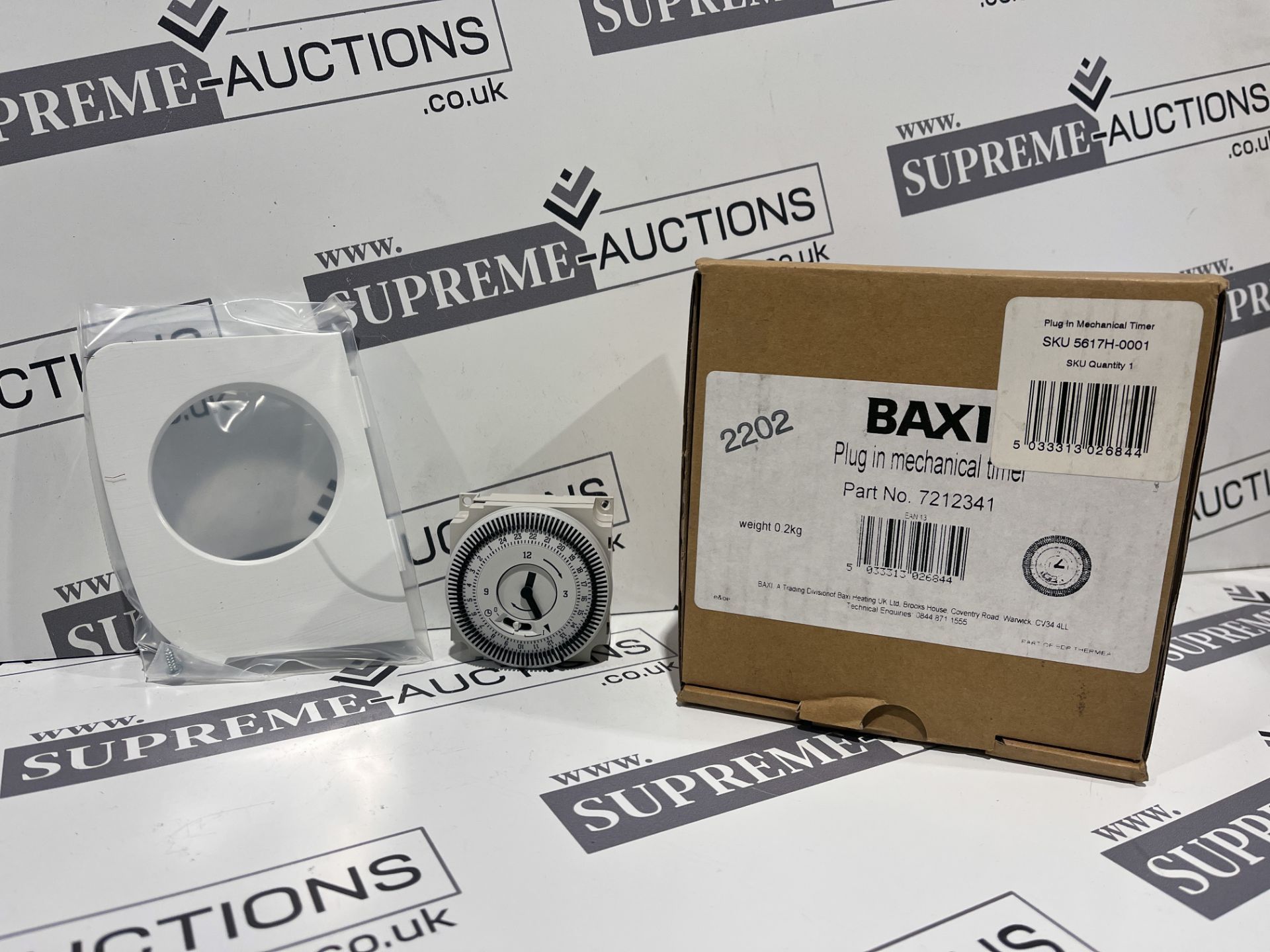 15 X BRAND NEW BAXI ECOBLUE PLUG IN BOILER MECHANICAL TIMERS RRP £35 EACH S1P