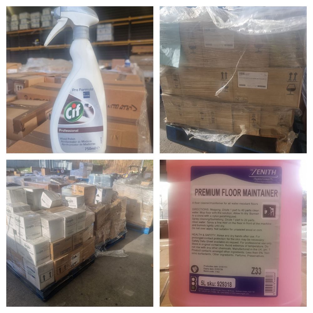 Full Artic Load of Mixed Goods - Dove Soap, CIF Polish, Persil, Body Wash, Oven Cleaner & More - Sold As One Lot - Delivery Available!