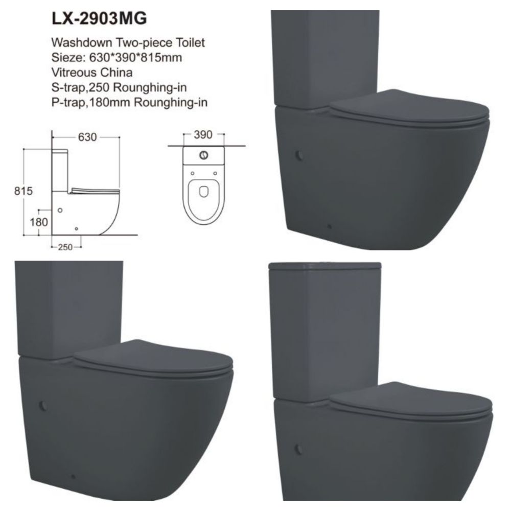 New & Boxed Designer Toilets - Various Colours & Styles - Pallets & Single Lots