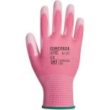 480x Brand New Pairs of Portwest Nylon PU Palm Glove - A120 - Small (ER33)