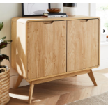 Gray & Osbourn No.157 Oslo Compact Sideboard. - ER28. With its beautifully curved retro edges and