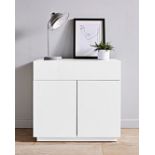 Allure White Sideboard. - ER28. RRP £259.99.