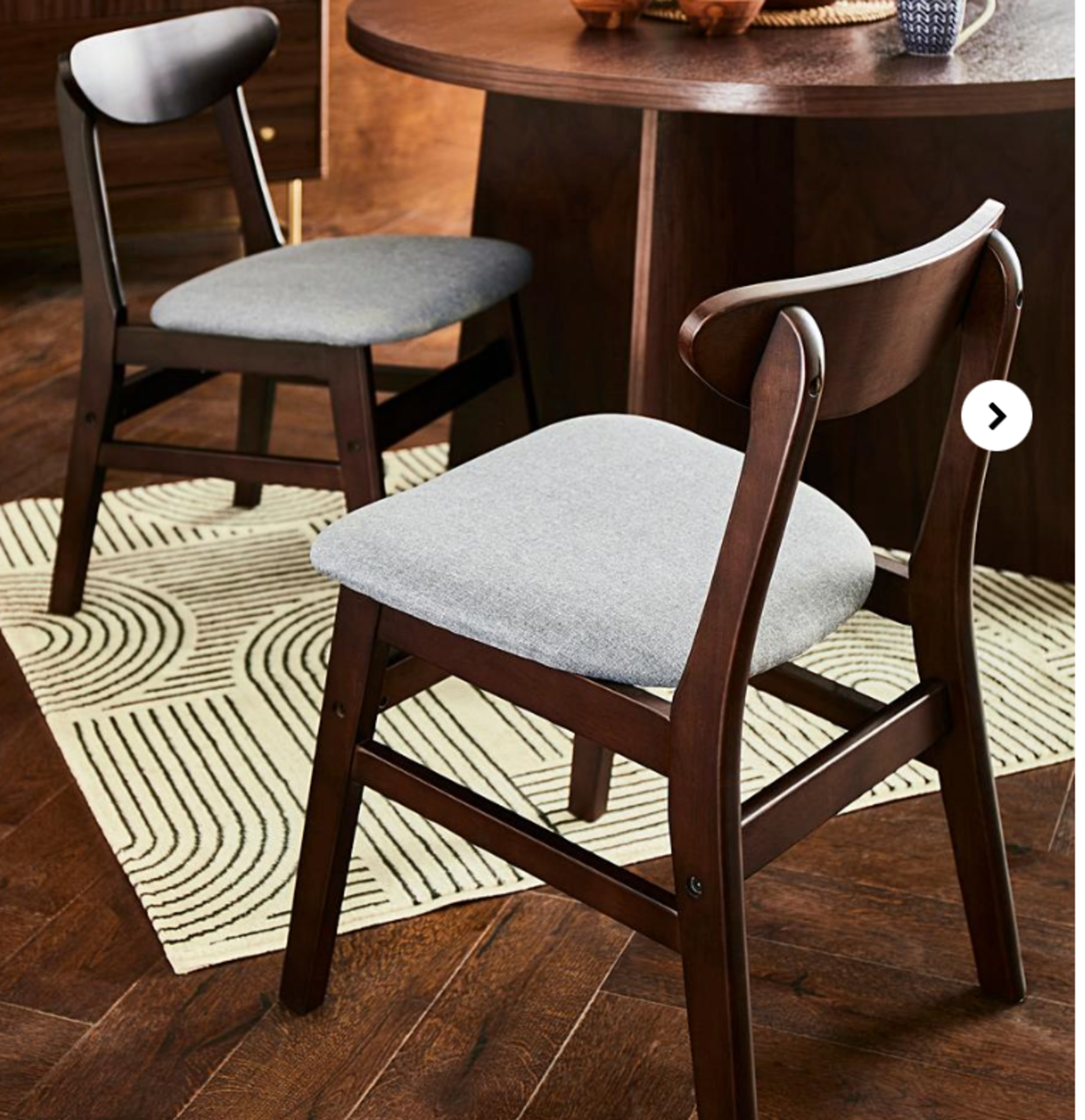 Gray & Osbourn No. 148 Wooden Pair of Dining Chairs. - ER28. Part of the Gray & Osbourn brand, the