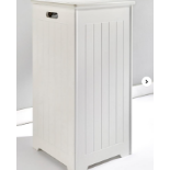 New England Slimline Laundry Hamper. - ER27. Clean, pretty and boasting a gorgeous country style,