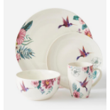 Birds 16 Piece Dinner Set. - ER27. Bring a touch of elegance to your dining table with this delicate