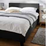 Hayden Fabric Bed Frame Kingsize. - ER26. RRP £309.00. The Hayden Fabric Bedframe combines both