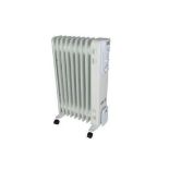 Electric Radiator Oil CYBL20-9 White Portable Freestanding 3 Heat Settings 2000W (ER48)