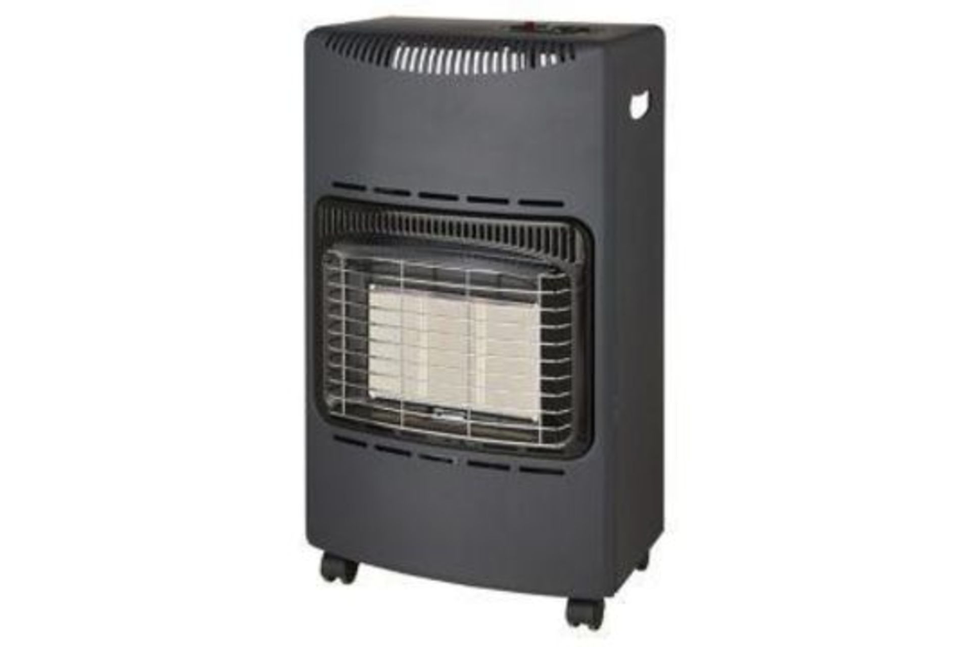 Greengear Black & Grey 4.2Kw Mobile Gas Heater (Er48)