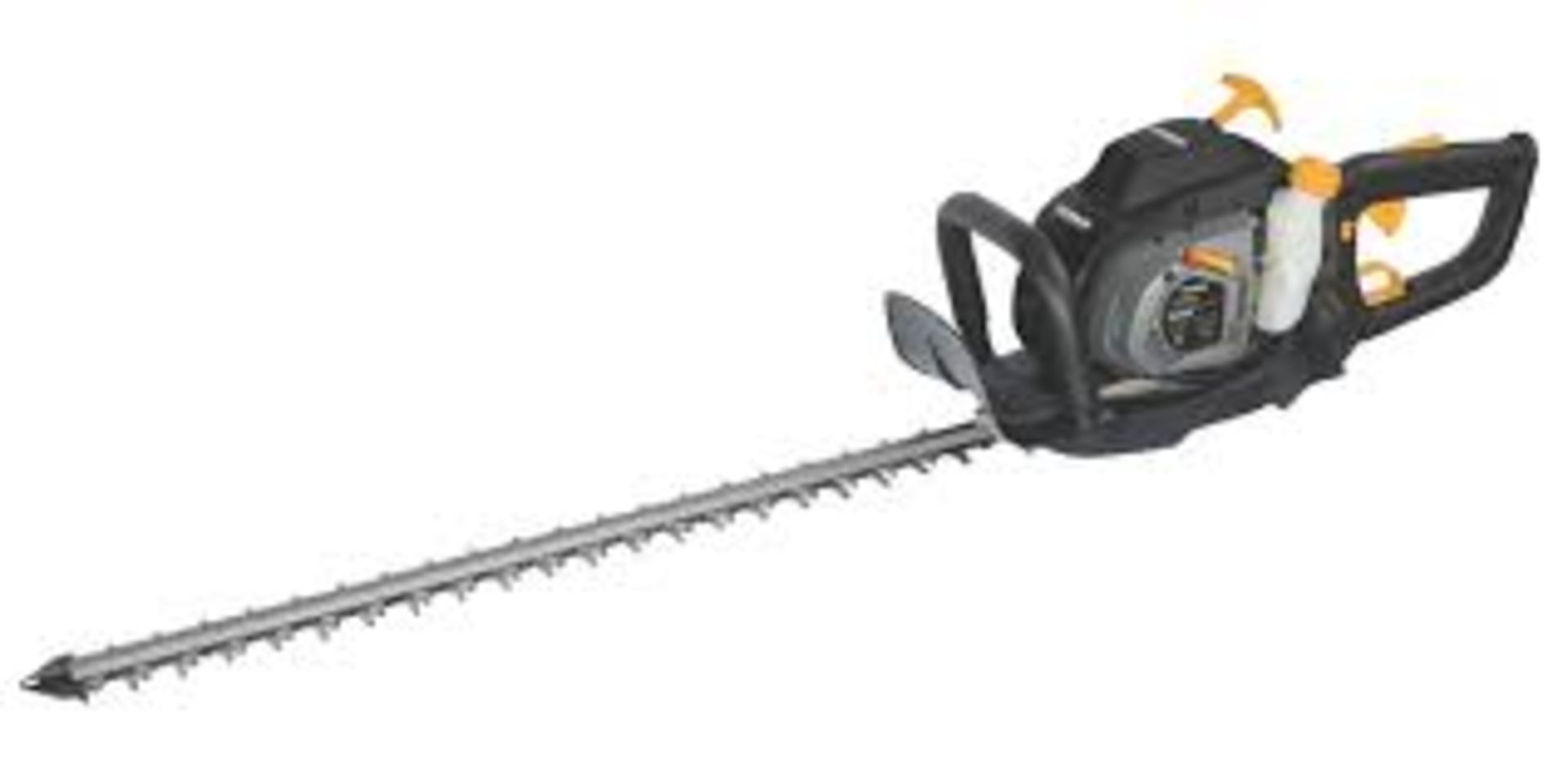 TITAN TTHTP26 67CM 26CC HEDGE TRIMMER. - ER49. Powerful hedge trimmer with sharp laser-cut blades