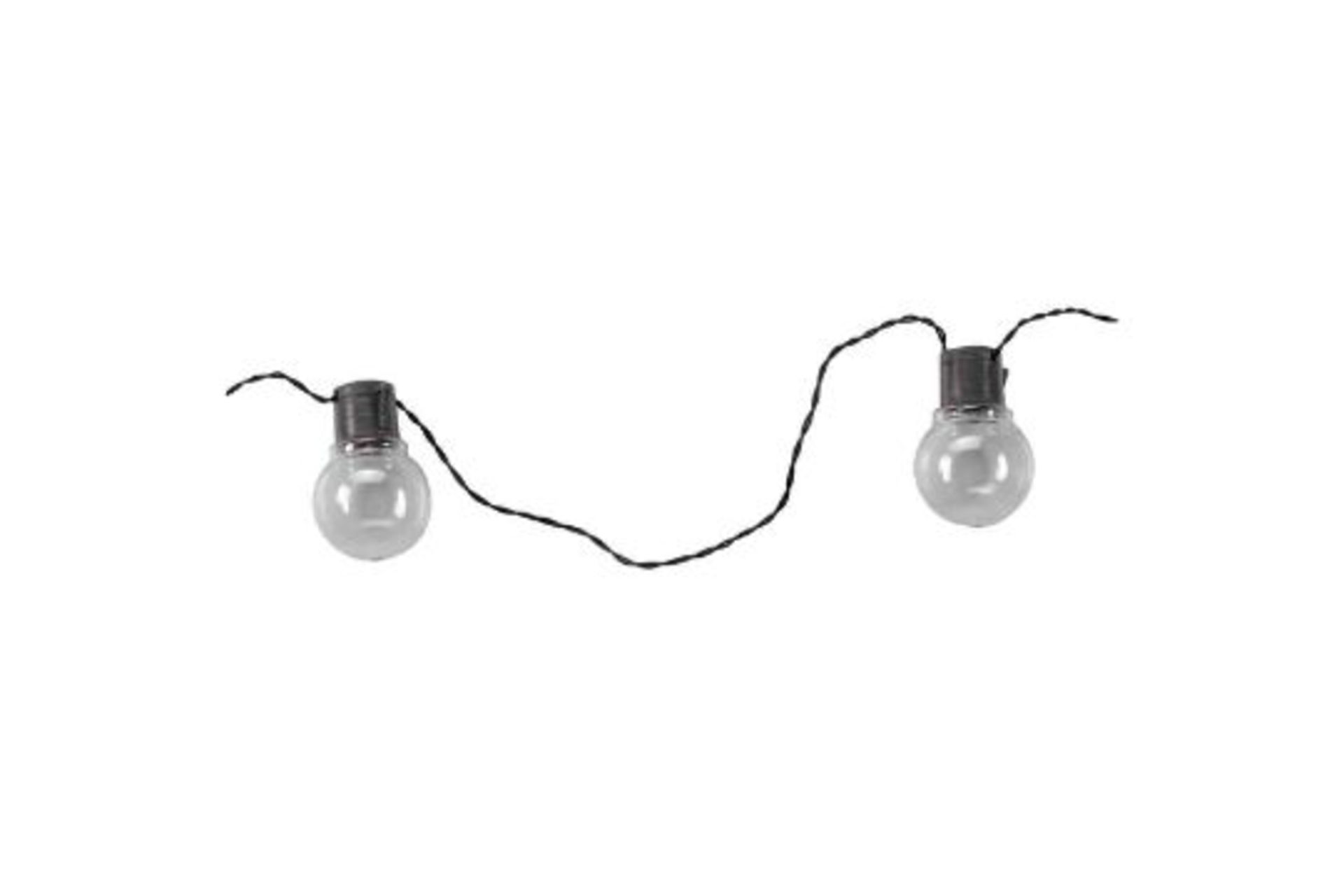 Smart Solar LED 10m String Light (Set of 20 Lights) Warm White Clear - ER48