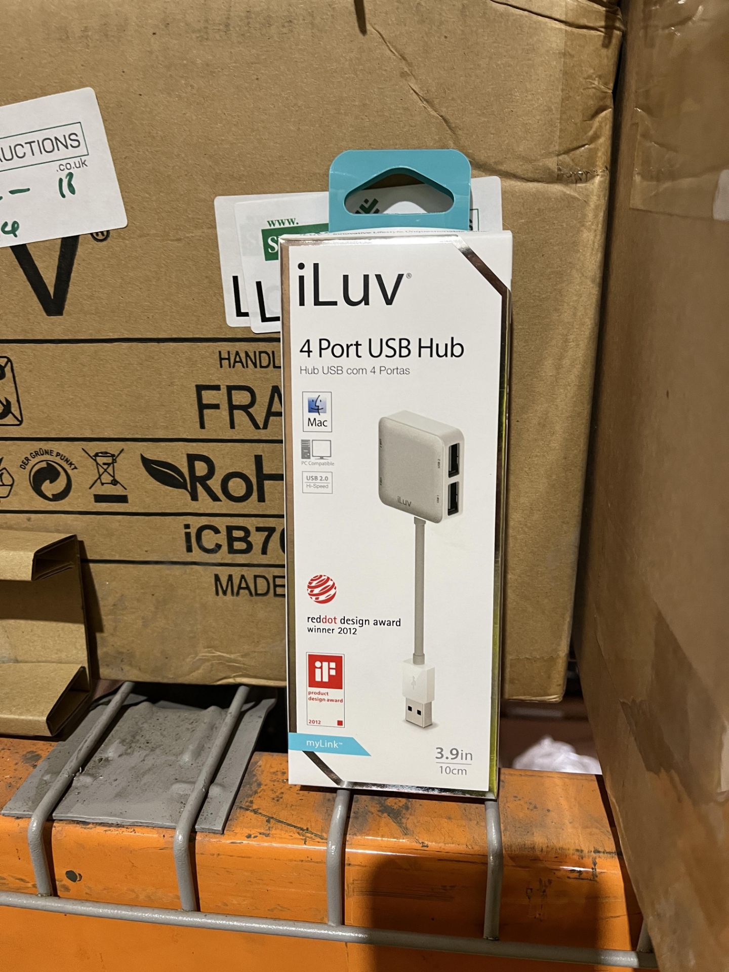 APPROX 300 X BRAND NEW ILUV 4 PORT USB HUBS R16-6