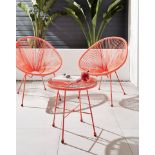 TRADE LOT 10 x New & Boxed Salsa Bistro Lounge Set (CORAL). RRP £349.99 each. The Salsa Bistro