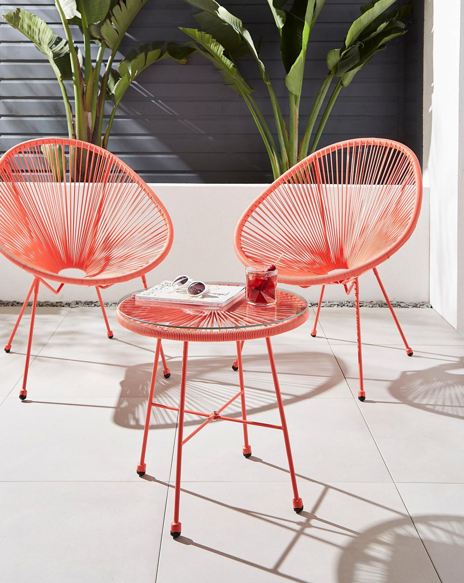 TRADE LOT 10 x New & Boxed Salsa Bistro Lounge Set (CORAL). RRP £349.99 each. The Salsa Bistro