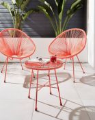 TRADE LOT 4 x New & Boxed Salsa Bistro Lounge Set (CORAL). RRP £349.99 each. The Salsa Bistro Lounge