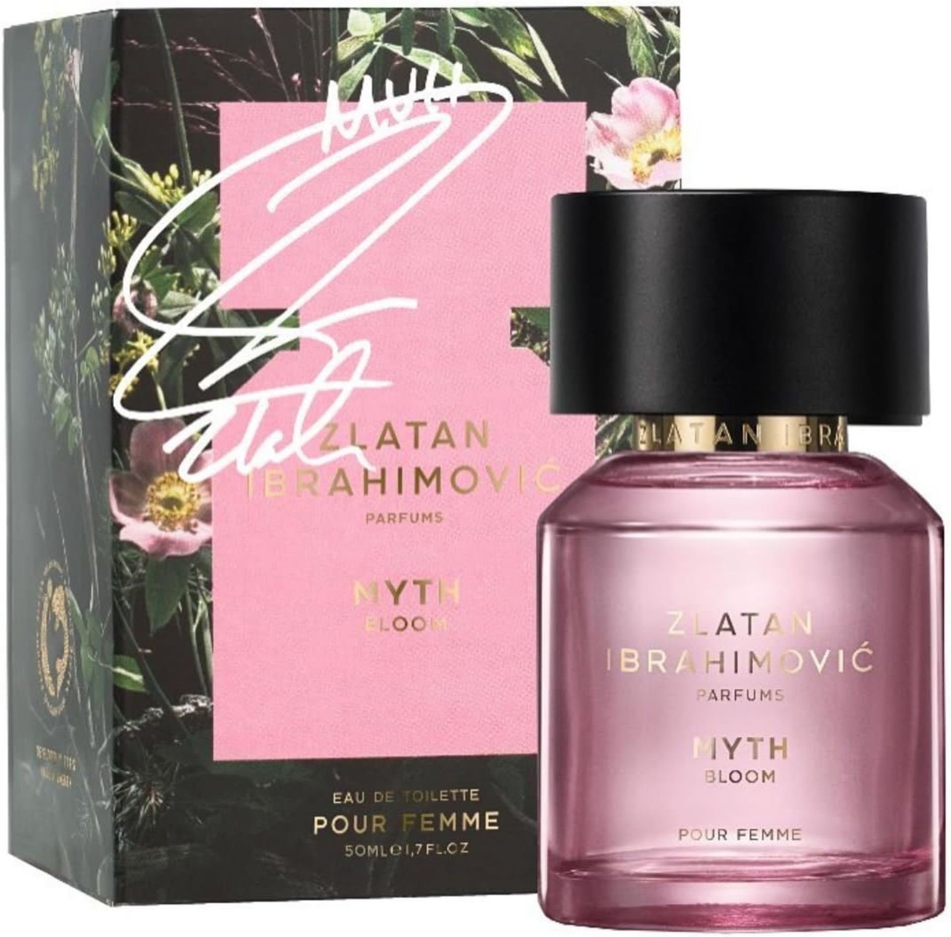 5 X BRAND NEW ZLATAN IMBRAHIMOVIC MYTH BLOOM EDT 50ML RRP £46 EACH S1-33