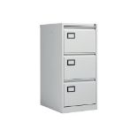 SMALL GREY 3 DRAWER FILING CABINET R15