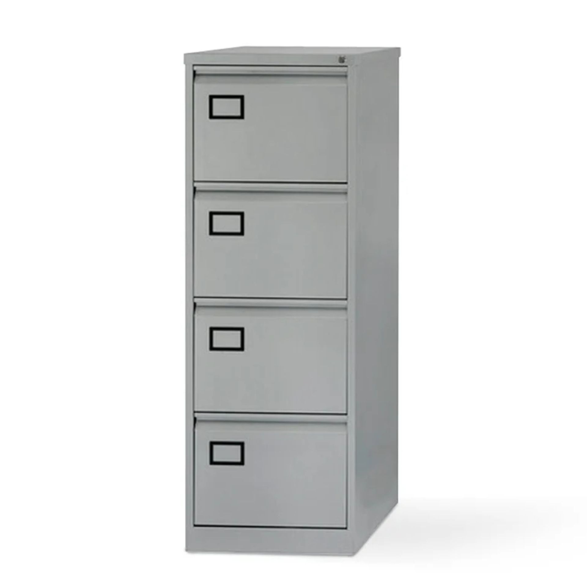 Bisley Steel Filing Cabinet with 4 Lockable Drawers 470 x 622 x 1,312 mm Grey RRP £299 R15