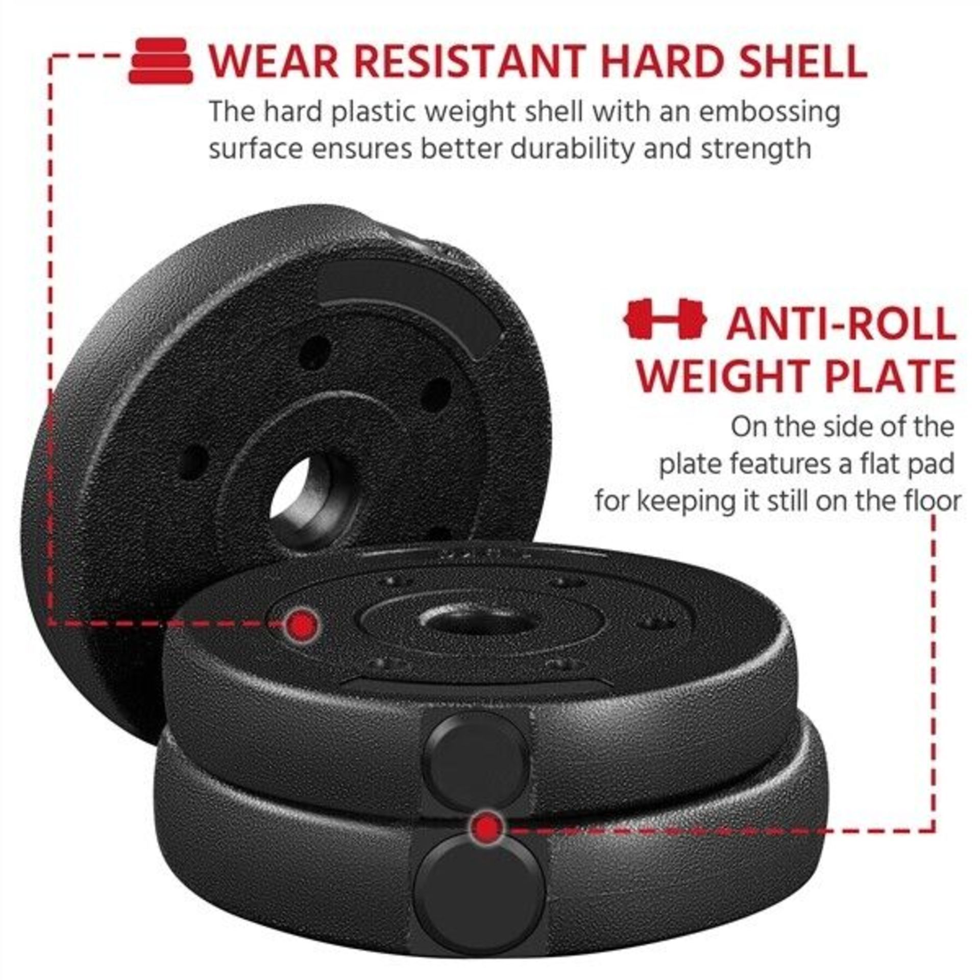 PALLET TO CONTAIN 36 x SETS OF 2 - 20KG ADJUSTABLE WEIGHT DUMBBELL SETS. (PALLET ID: 14) EACH SET - Image 3 of 8