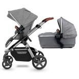 NEW & BOXED SILVER CROSS Wave 4-In-1 Pram & Pushcahair System. ZINC. RRP £1305. COMPLETE WITH WAVE