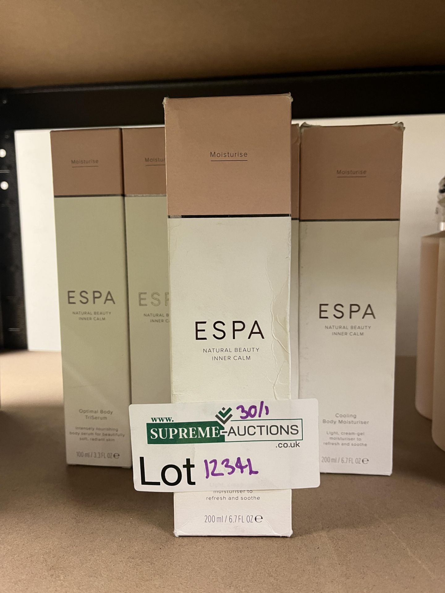 5 PIECE MIXED NEW ESPA LOT TO CONTAIN OPTIMAL BODY TRISERUM 100ML & COOLING BODY MOISTURISER