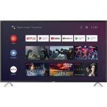 SHARP 4T-C50BL2KF2AB (50BL2KA) 50-Inch 4K UHD HDR Android TV with Freeview Play, Google Assistant,