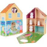 PALLET TO CONTAIN 100 X BRAND NEW PEPPA PIG FELTIES HOUSES RRP £18 EACH