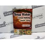 184 X BRAND NEW SOUP MAKER RECIPE BOOKS R15-12