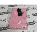 (NO VAT) 20 X BRAND NEW LYLE AND SCOTT PINK SHORTS AGE 8-9 R16-8