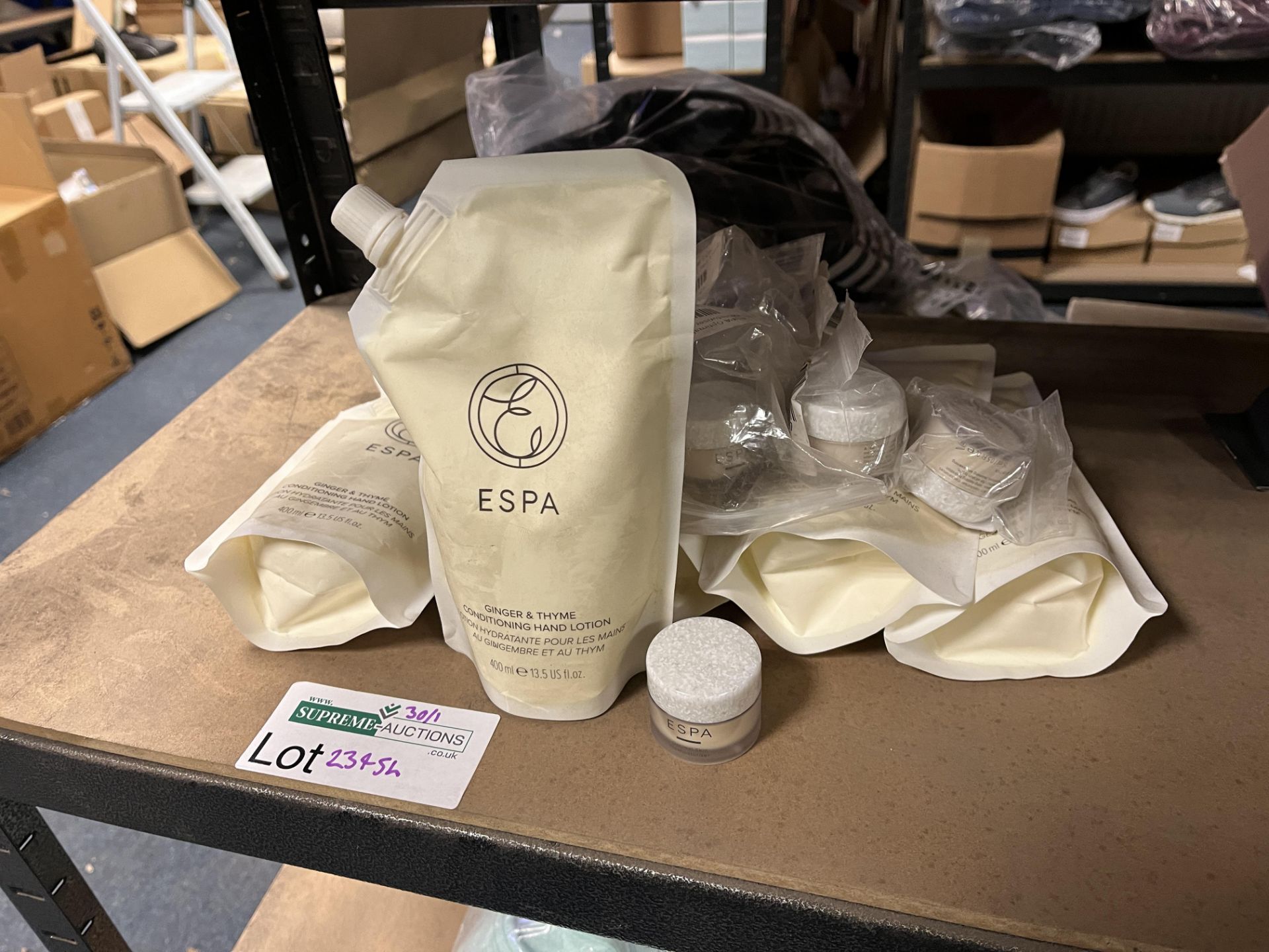 12 PIECE MIXED NEW ESPA LOT TO CONTAIN CONDITIONING HAND LOTION & OPTIMAL SKIN PRO MOISTURISER (
