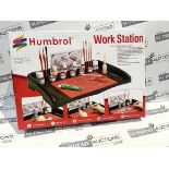 BRAND NEW HUMBROL MODEL KIT INCLUDING WORKSTATION, A4 CUTTING MAT, TOOL SET AND AIRFIX STARTER SET