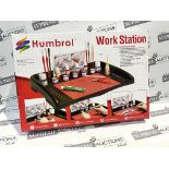 BRAND NEW HUMBROL MODEL KIT INCLUDING WORKSTATION, A4 CUTTING MAT, TOOL SET AND AIRFIX STARTER SET