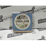 24 X BRAND NEW ORIGAMI PAPER SETS 120 SHEETS ASSORTED OF TRADITIONAL ORIGAMI FOLDING PAPER RRP £25