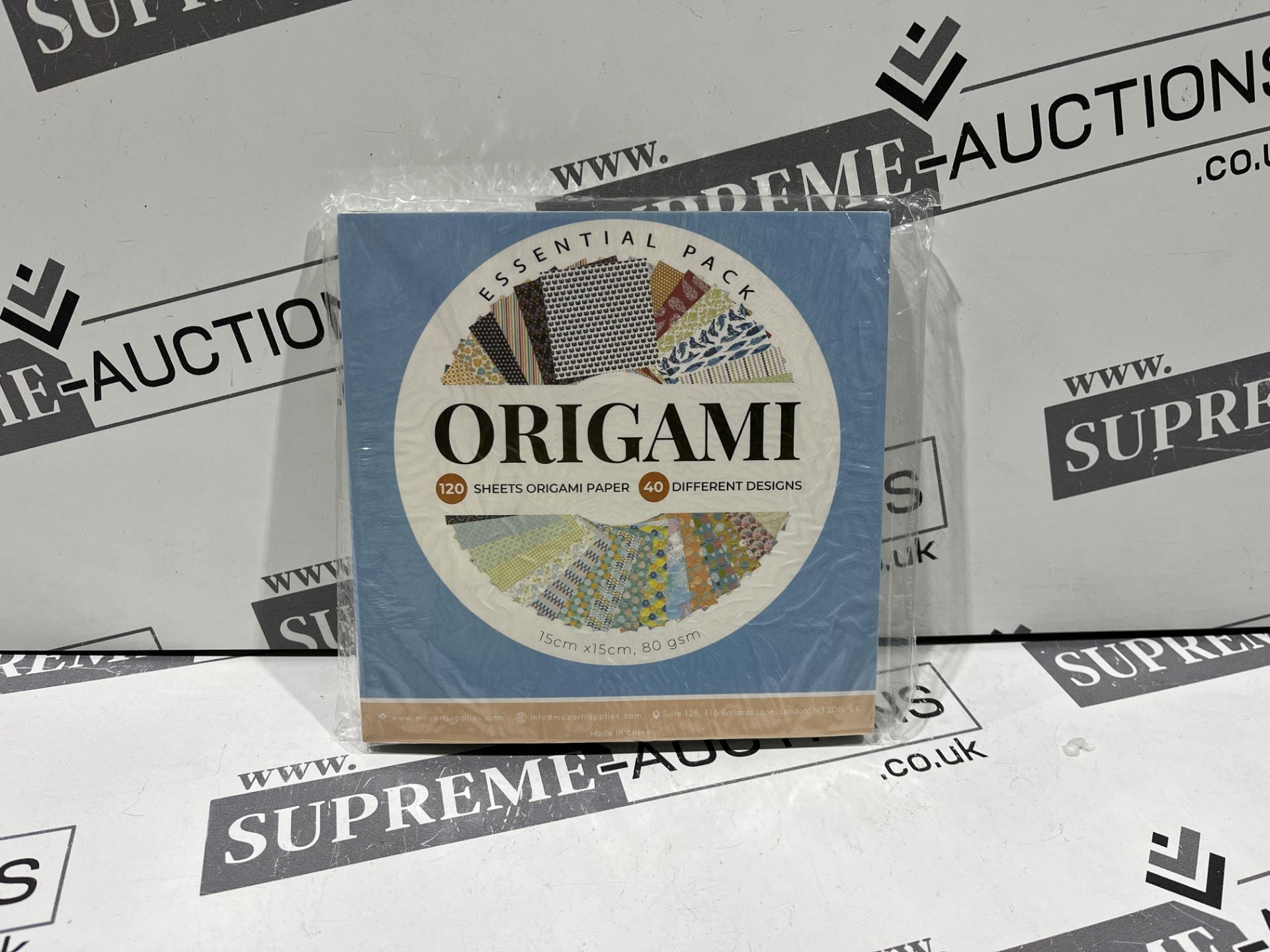 24 X BRAND NEW ORIGAMI PAPER SETS 120 SHEETS ASSORTED OF TRADITIONAL ORIGAMI FOLDING PAPER RRP £25