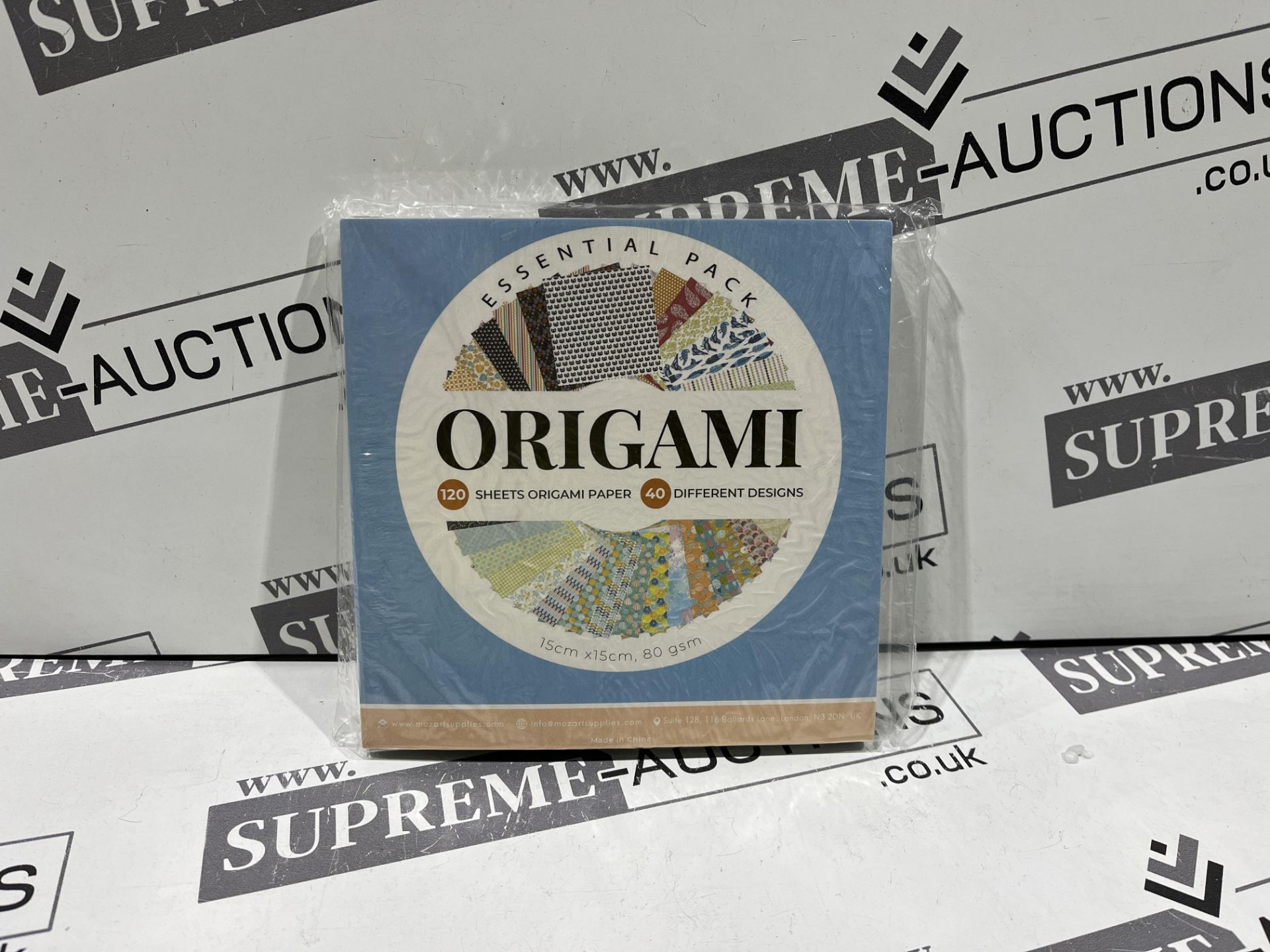24 X BRAND NEW ORIGAMI PAPER SETS 120 SHEETS ASSORTED OF TRADITIONAL ORIGAMI FOLDING PAPER RRP £25