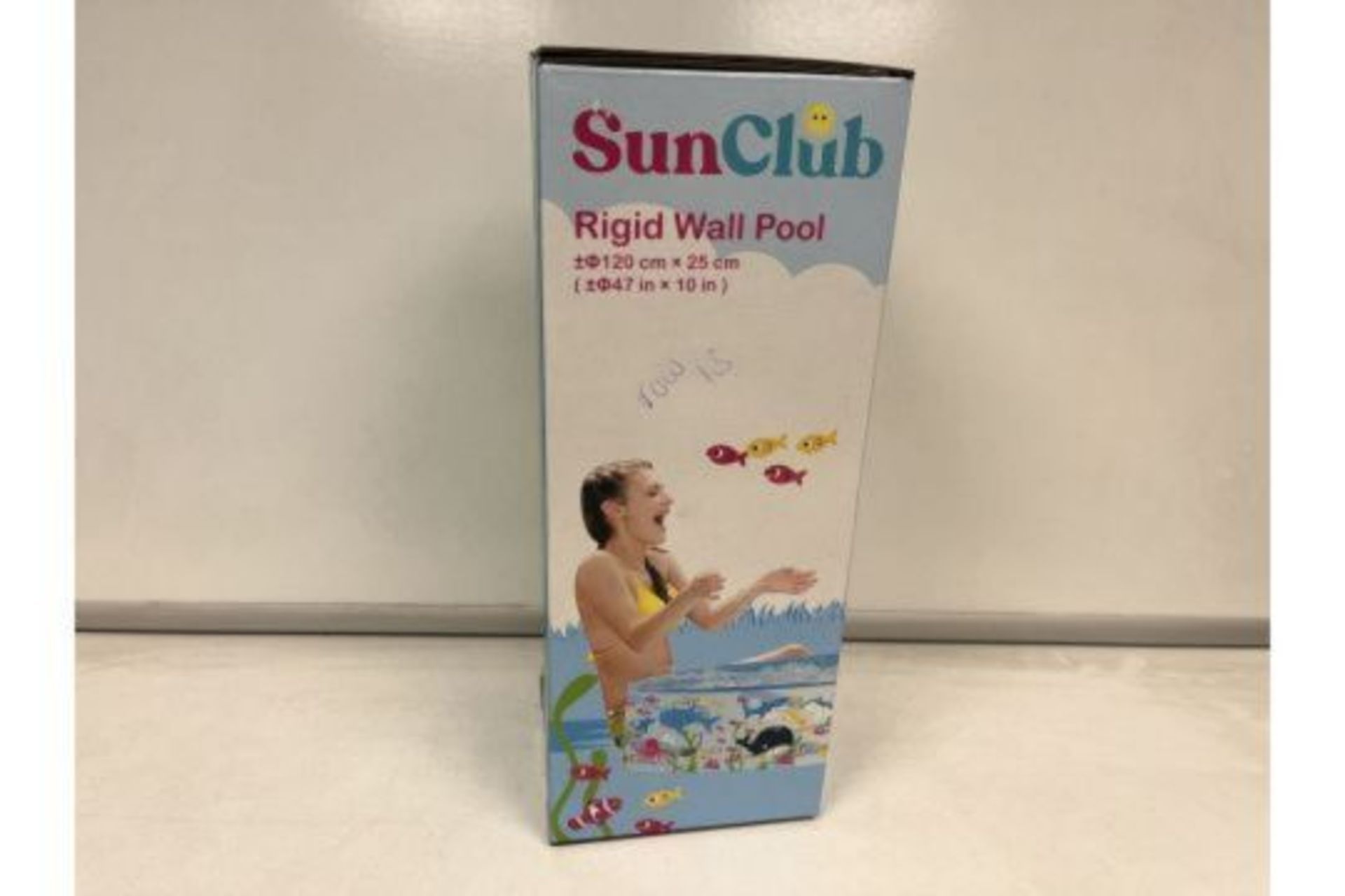 3 X BRAND NEW SUN CLUB 1.2M RIGID WALL POOLS R13 - Image 2 of 3