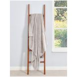 16x NEW & PACKAGED SLEEPDOWN Cosy Collection Soft Touch Waffle Fleece Throw 130 x 160cm - NATURAL.