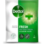 5 X BRAND ENW PACKS OF 600 DETTOL FRESH ANTIBACTERIAL HYGIENE WIPES R9-14 (693)