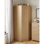 TRADE LOT 4 x NEW & BOXED DAKOTA Corner Wardrobe. OAK EFFECT. RRP £269 EACH. Part of At Home