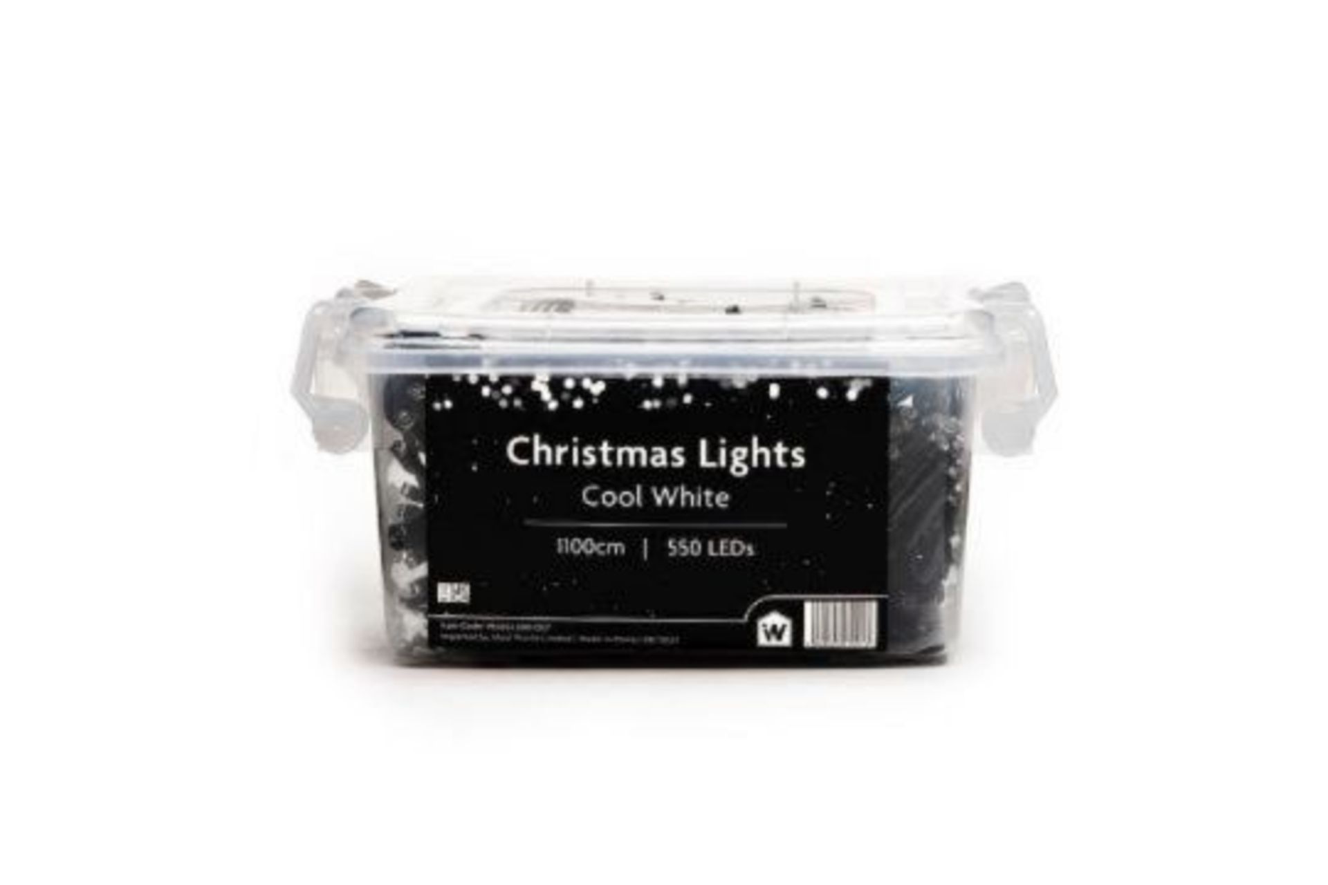 TRADE LOT 100 X BRAND NEW LUXURY WARM WHITE/COOL WHITE 1100CM 550 LED CHRISTMAS LIGHTS (950051)