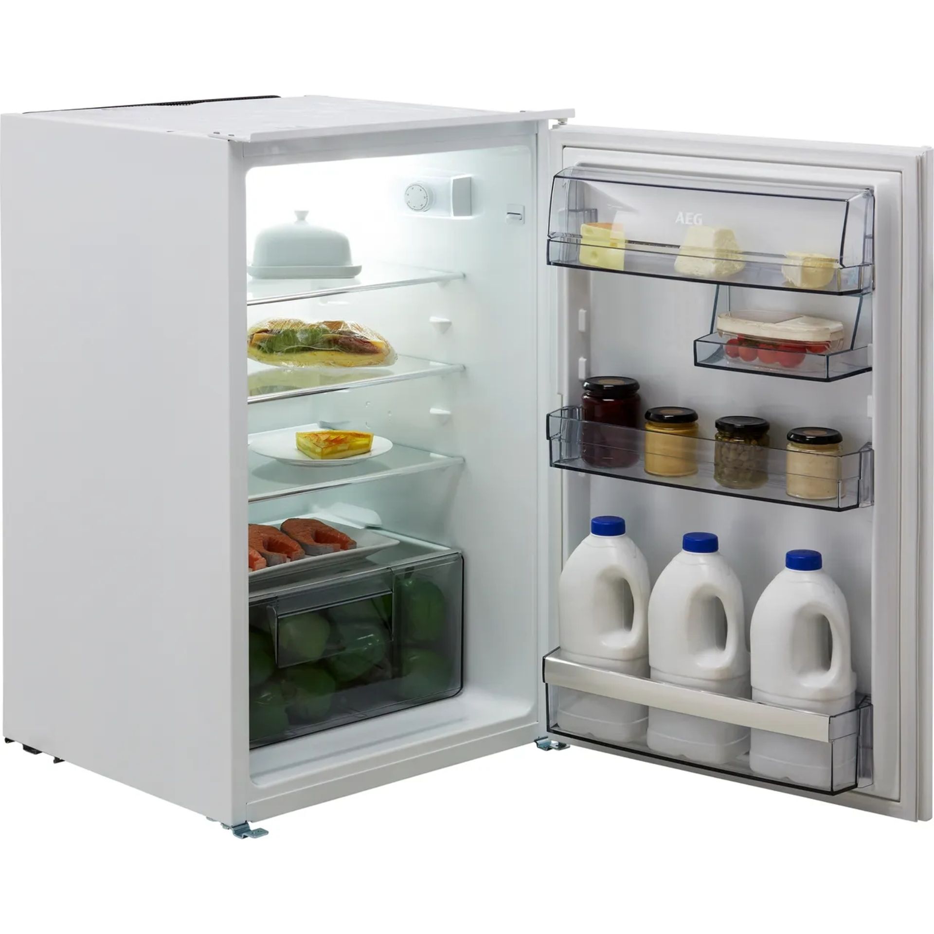 AEG SKE588F1AS Integrated Upright Fridge - - White - H/S. RRP £849.00. If you’re looking for a - Image 2 of 2