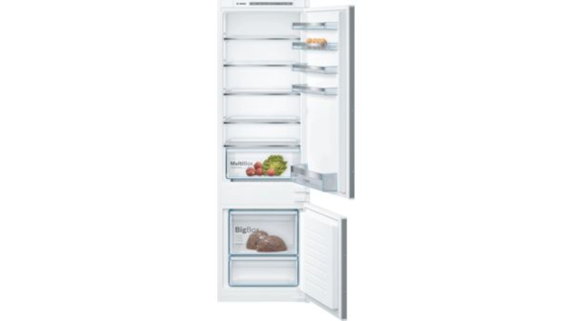 Bosch Serie KIV87VSF0G | 4 Built-in fridge-freezer with freezer at bottom 177.2 x 54.1 cm sliding